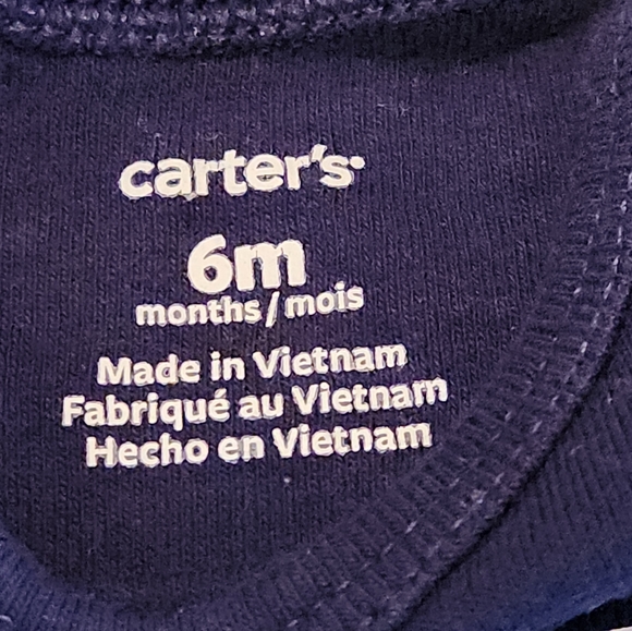 NWT Carter's 1st Father's Day Onsie & Love Dad Onsie bundle Size 9 & 6 months - Picture 5 of 5